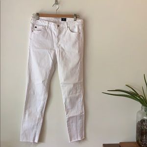 White AG denim - The Stevie Ankle